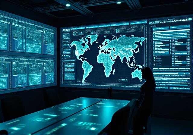 Modern logistics control center